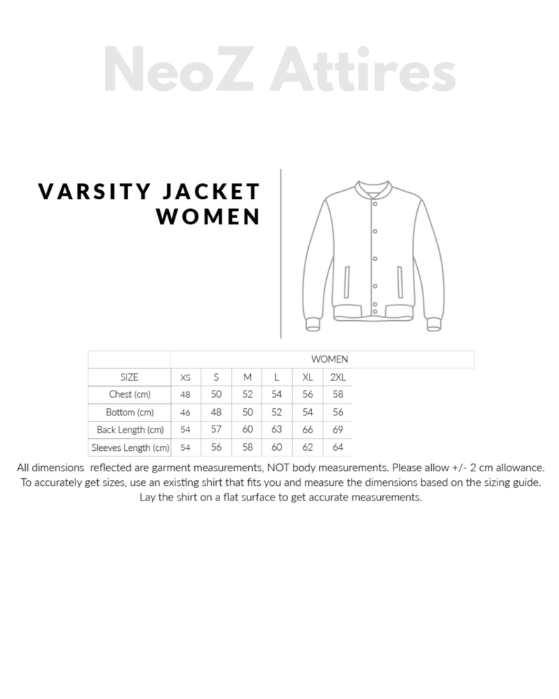 Unisex Varsity Jacket Casual Bomber Jacket Loose Fit Baseball Jacket - Image 3