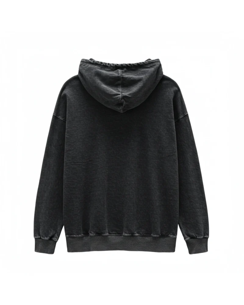 Stone Black Unisex Oversized Hoodie - Image 5